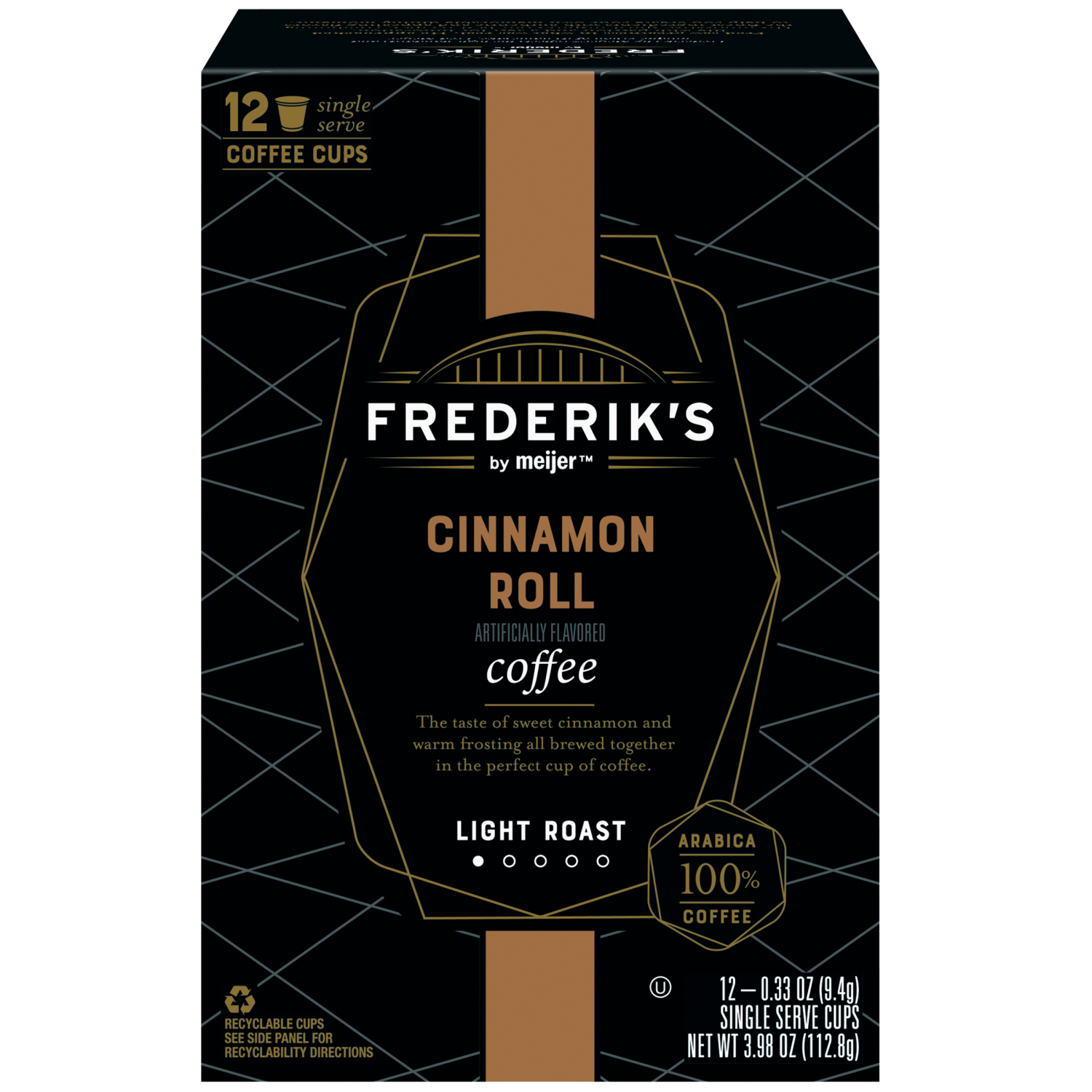 slide 5 of 5, Frederik's By Meijer Frederik's by Meijer Cinnamon Roll Coffee Pods, 12 ct