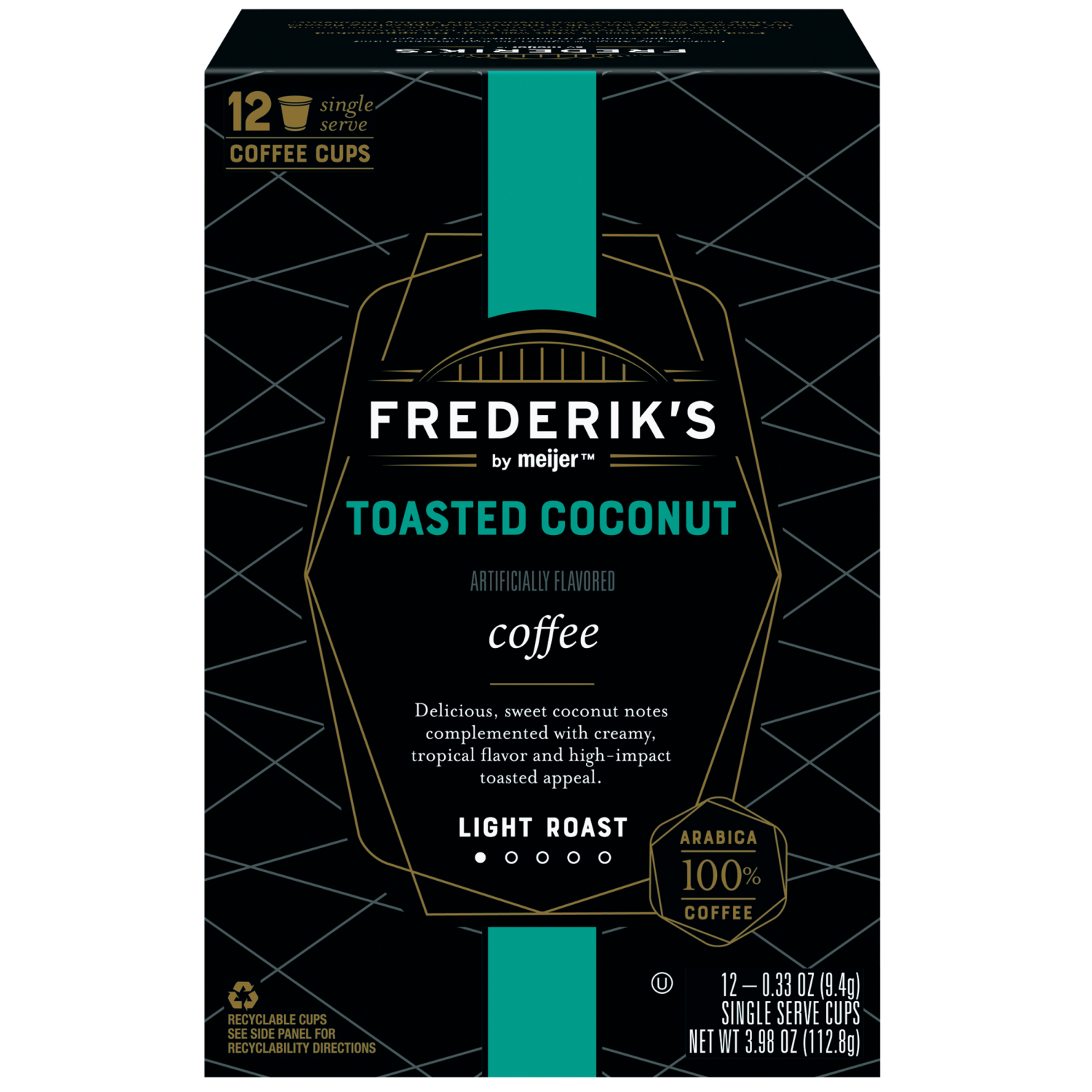 slide 5 of 5, Frederiks By Meijer Frederiks Toasted Coconut Pods- 12 ct, 12 ct