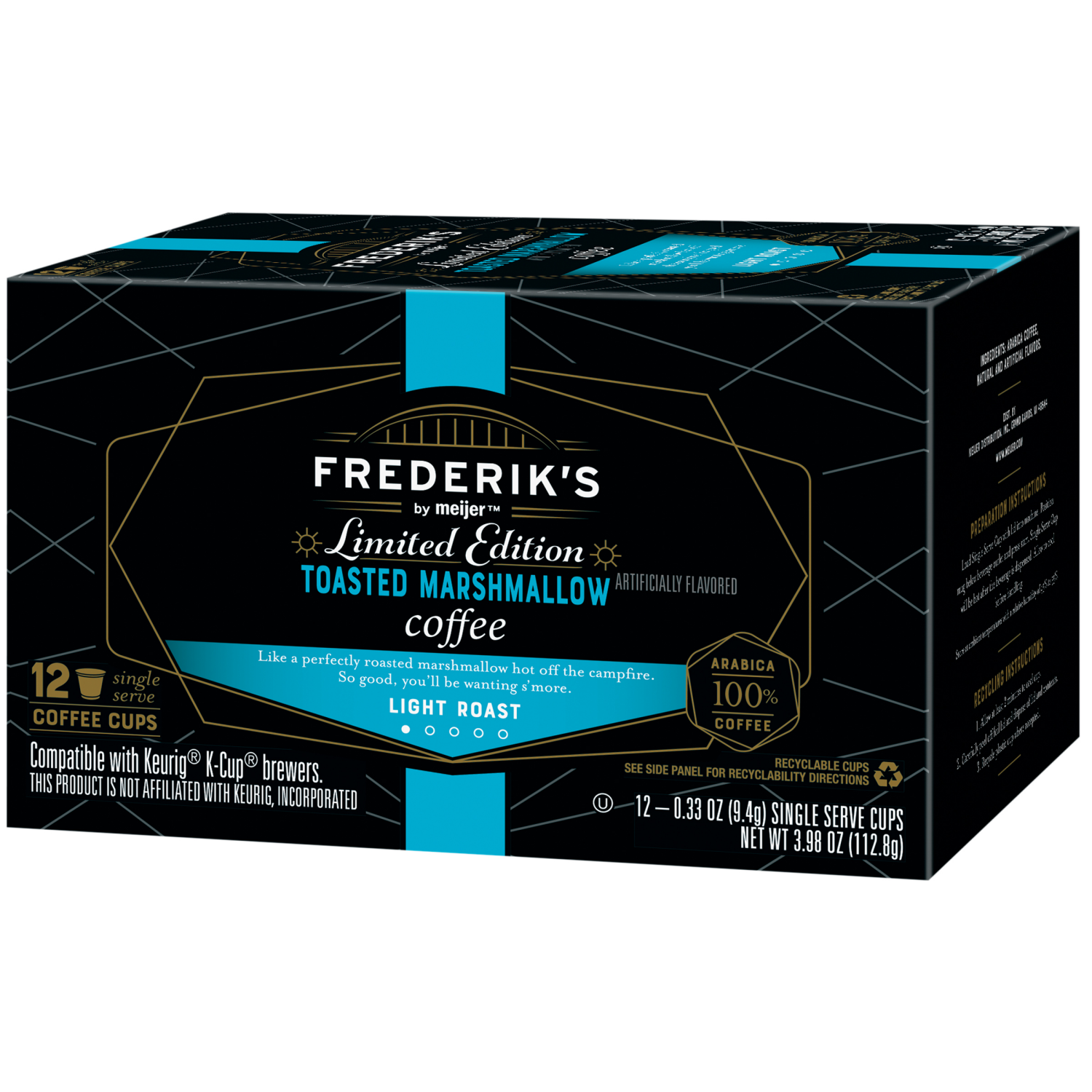 slide 7 of 8, Frederik's by Meijer Limited Edition Toasted Marshmallow Coffee Pods - 12 ct, 12 ct