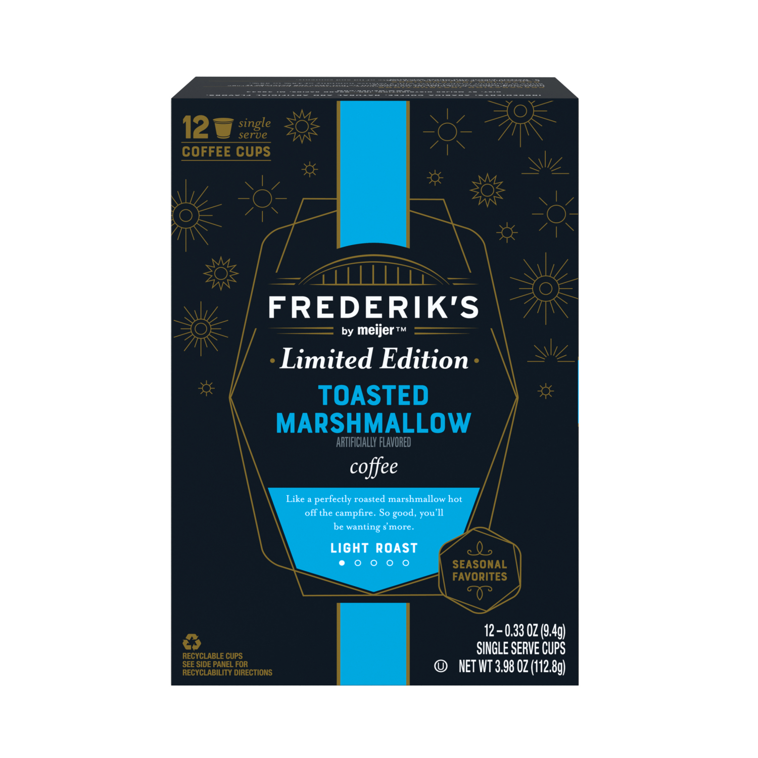 slide 8 of 8, Frederik's by Meijer Limited Edition Toasted Marshmallow Coffee Pods - 12 ct, 12 ct