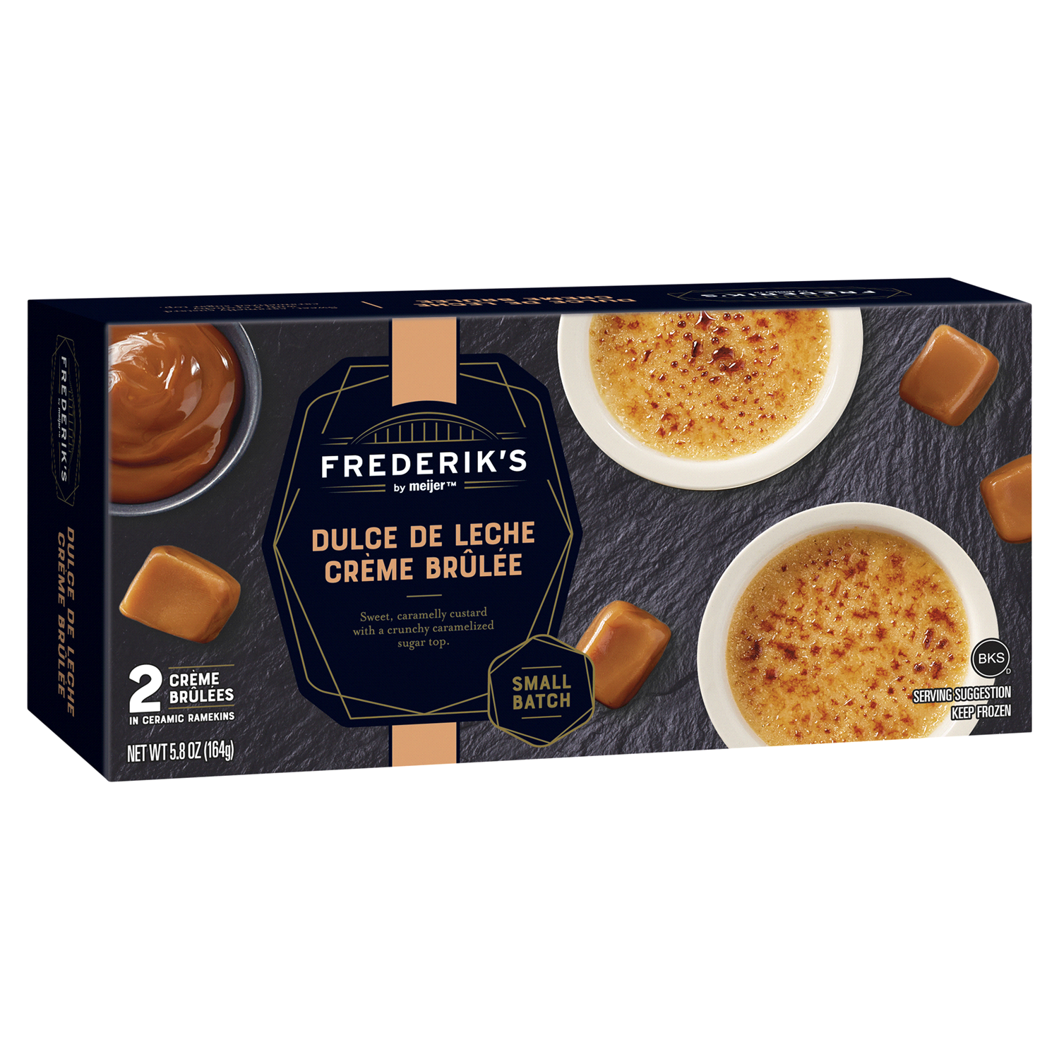 slide 4 of 5, FREDERIKS BY MEIJER Frederik's by Meijer Dulce De Leche Crème Brûlée, 2 ct