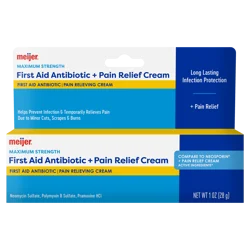 Meijer Maximum Strength Triple Antibiotic + Pain Relief Ointment