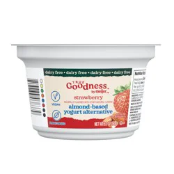 True Goodness Almond Milk Yogurt, Strawberry, 5.3 Oz