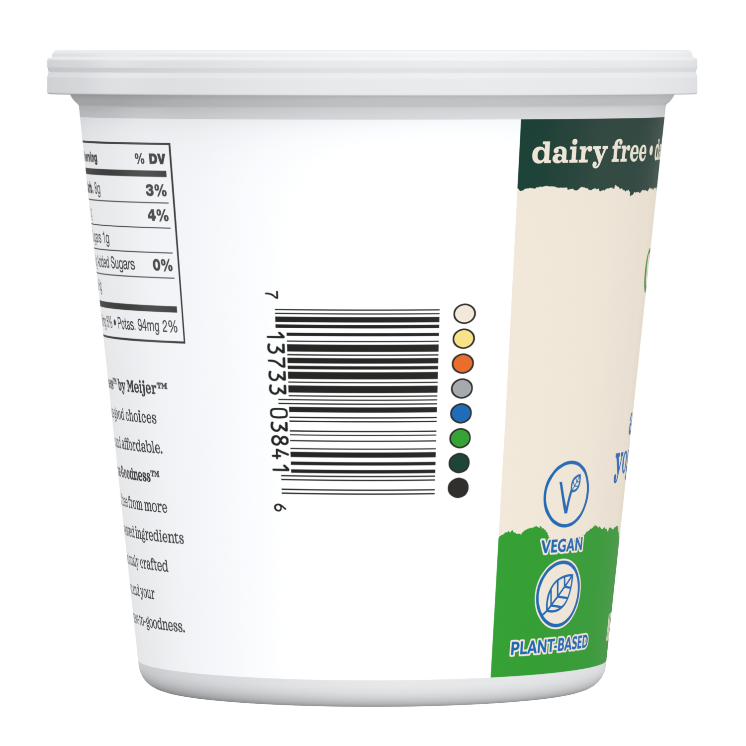 slide 4 of 4, True Goodness Almond Milk Yogurt, Plain, 24 oz