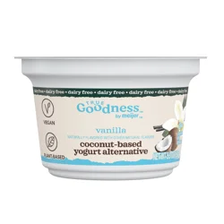 True Goodness Coconut Milk Yogurt, Vanilla - 5.3 oz