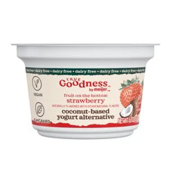 True Goodness Coconut Milk Yogurt, Strawberry, 5.3 Oz