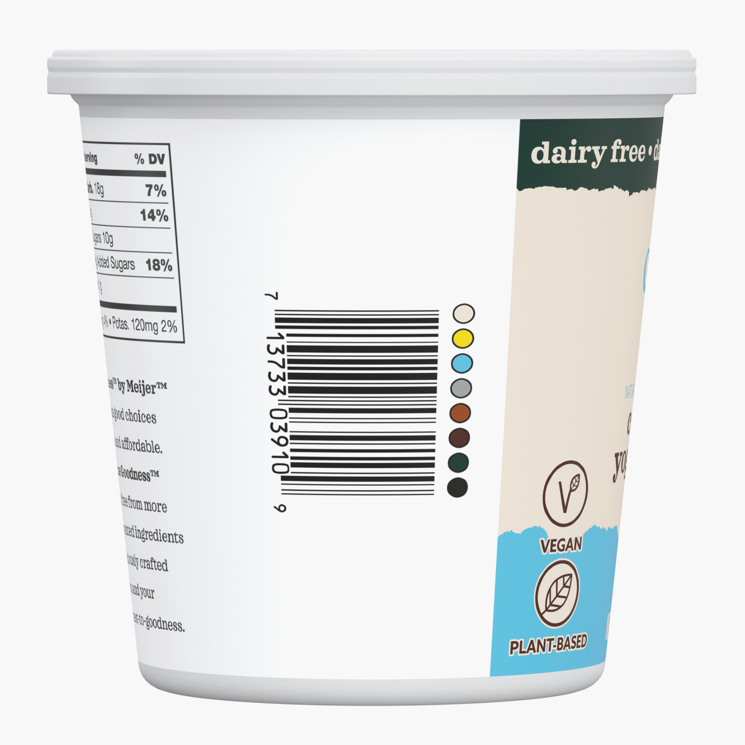 slide 4 of 4, True Goodness Coconut Milk Yogurt Vanilla, 24 oz