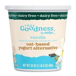 True Goodness Vanilla Oat Milk Yogurt, 24 Oz