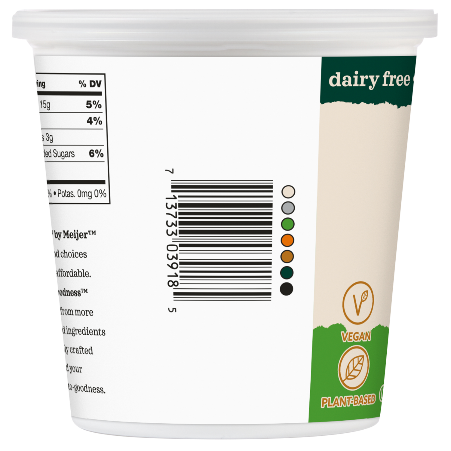 slide 3 of 4, True Goodness Oat Milk Yogurt, Plain, 24 oz