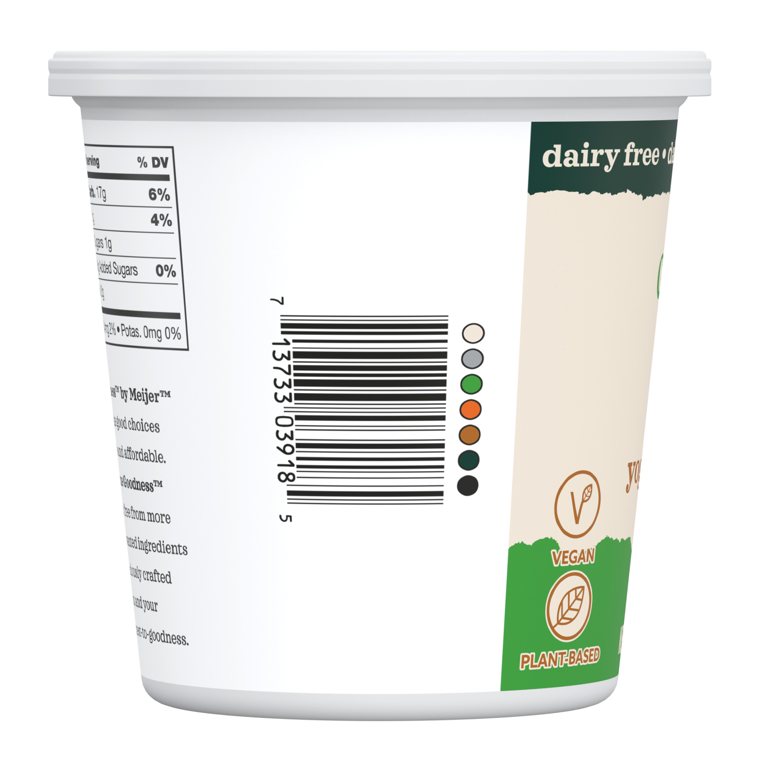 slide 4 of 4, True Goodness Oat Milk Yogurt, Plain, 24 oz