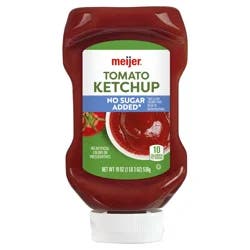 Meijer No Sugar Added Ketchup