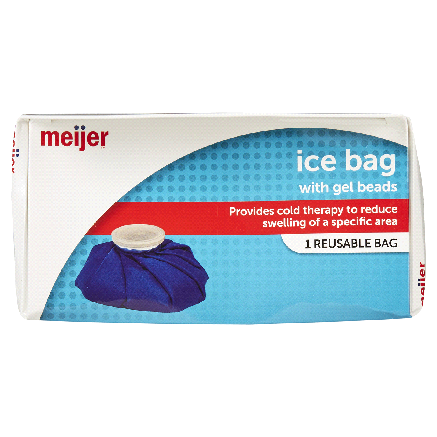 slide 5 of 5, Meijer Ice Bag With Gel Beads, 1 ct