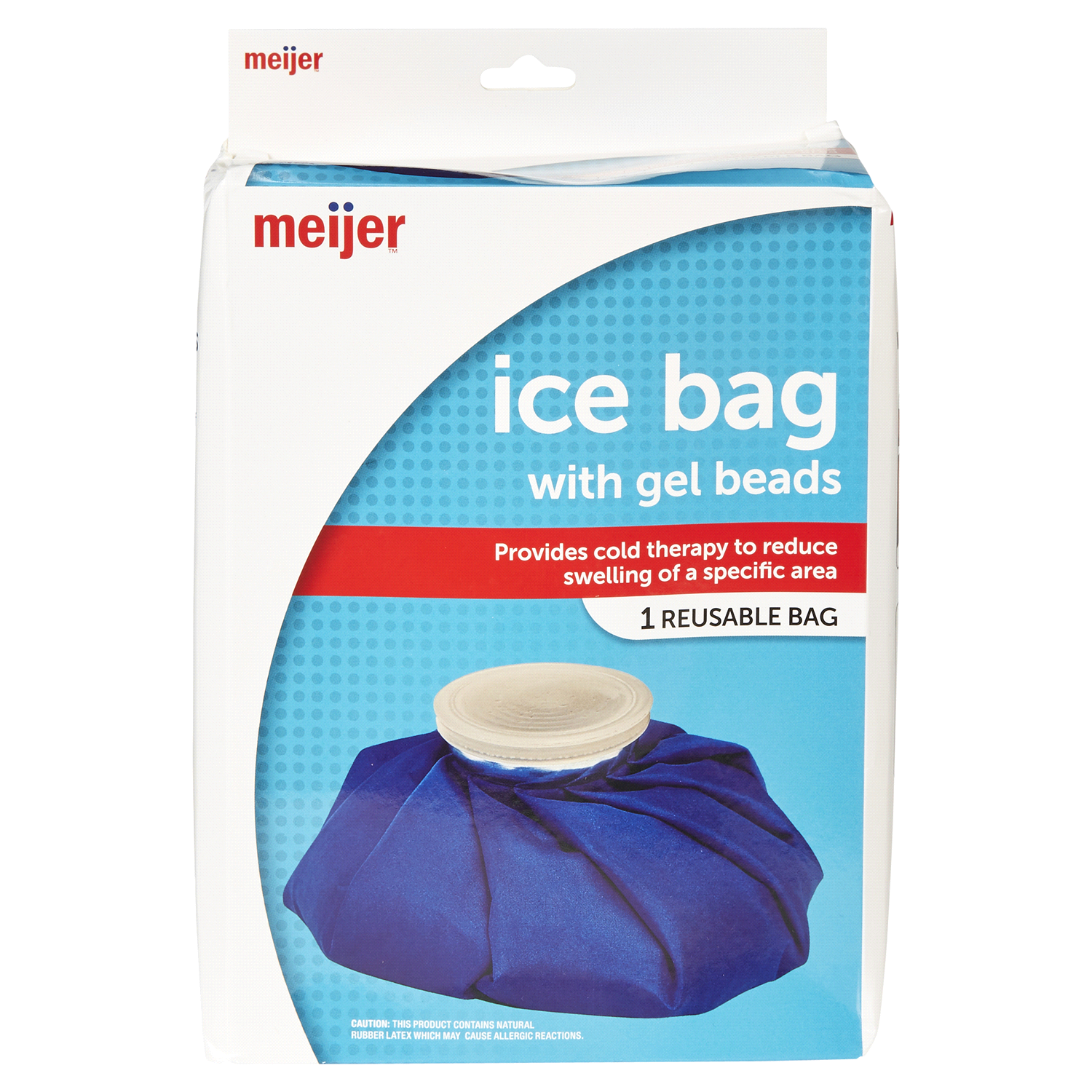 slide 1 of 5, Meijer Ice Bag With Gel Beads, 1 ct