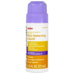 Meijer Lidocaine Roll On W/lavender 2.5oz