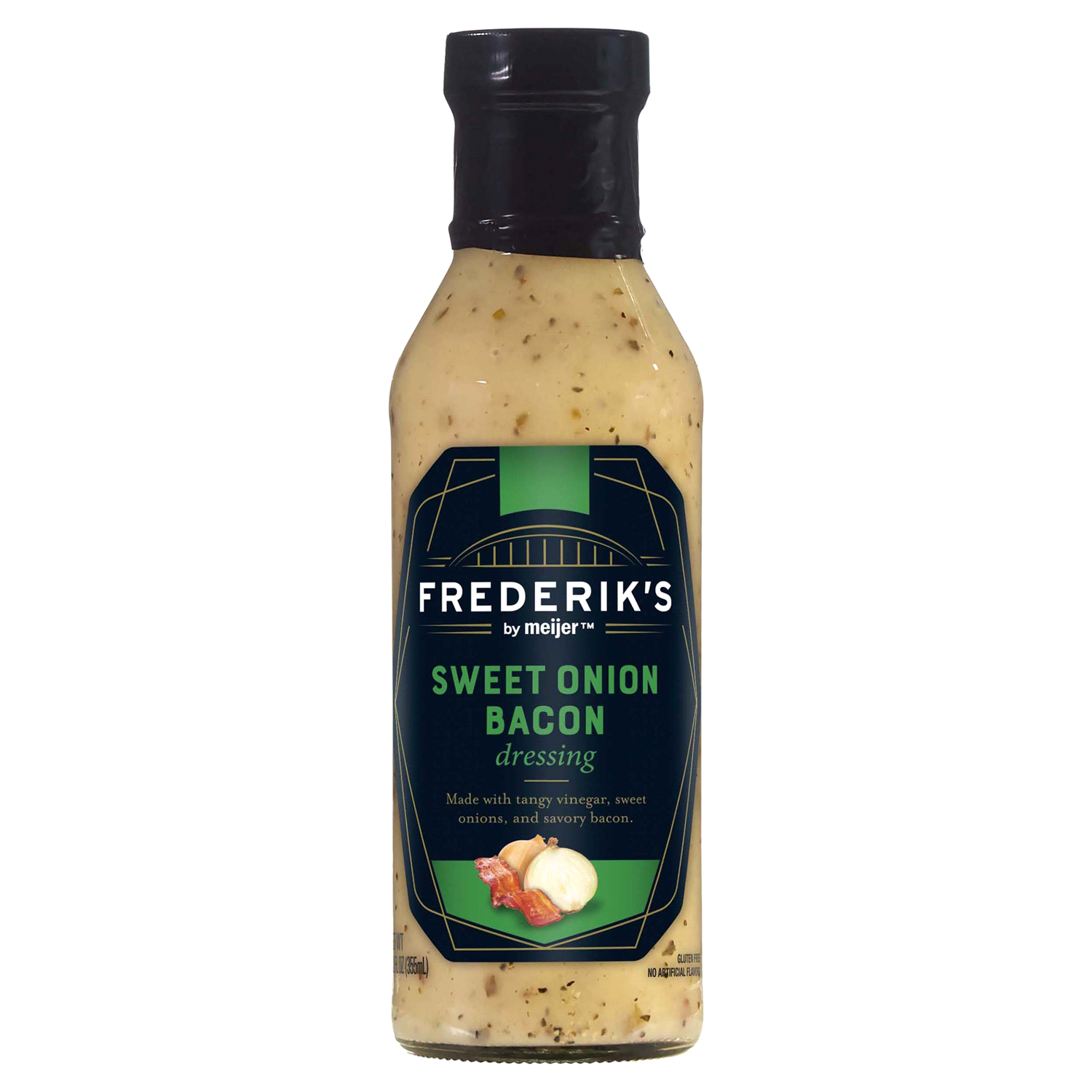 slide 1 of 3, FREDERIKS BY MEIJER Frederik's by Meijer Sweet Onion Bacon Dressing, 12 oz