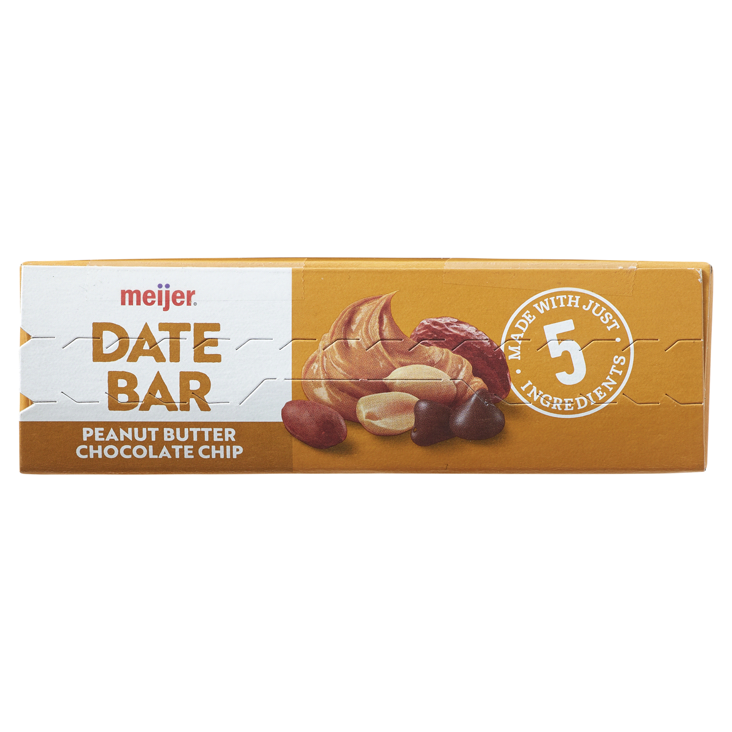 slide 5 of 5, Meijer Date Bar Peanut Choc Chip /, 6 ct; 1.59 oz