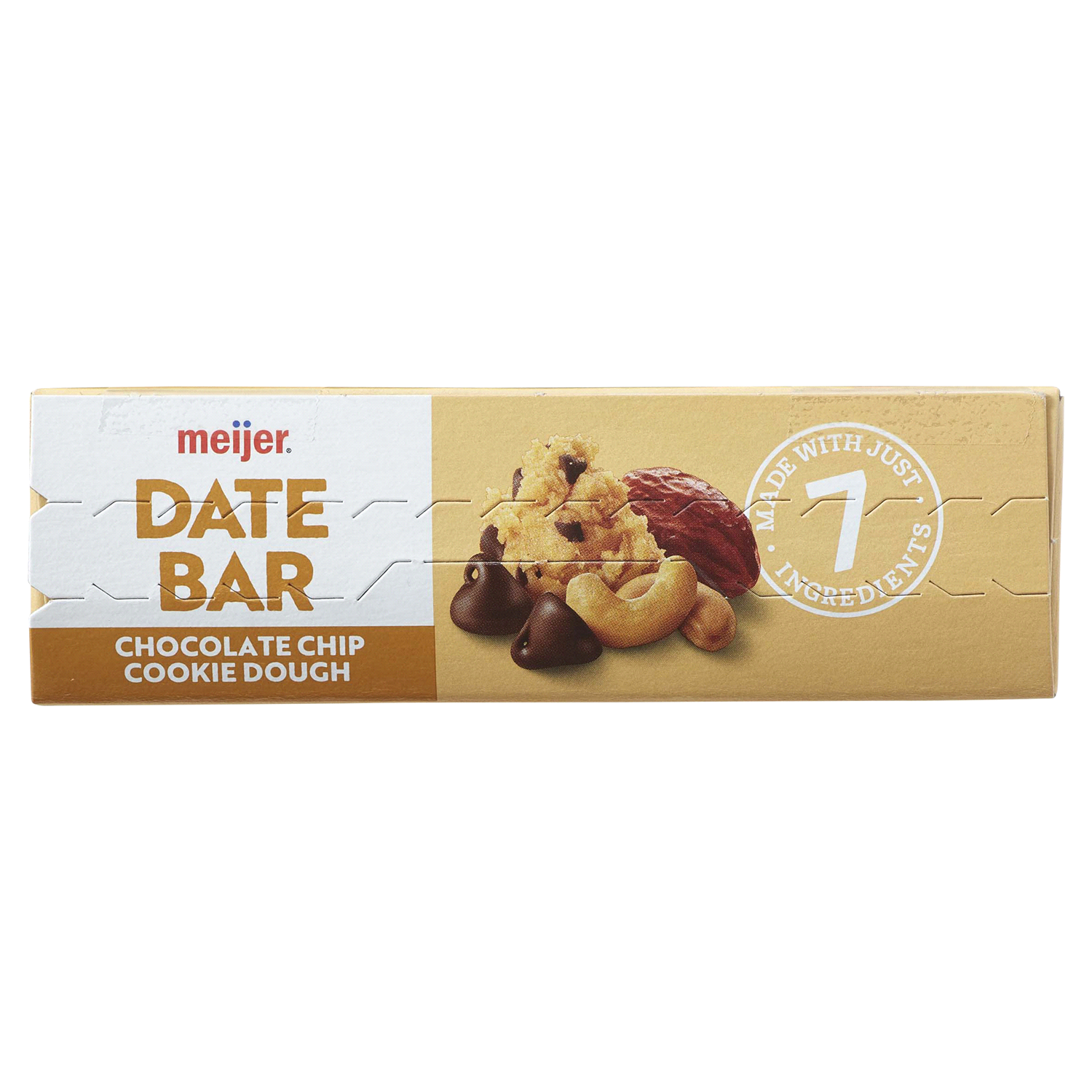 slide 5 of 5, Meijer Date Bar Choc Chip Cookie Dough /, 6 ct; 1.59 oz