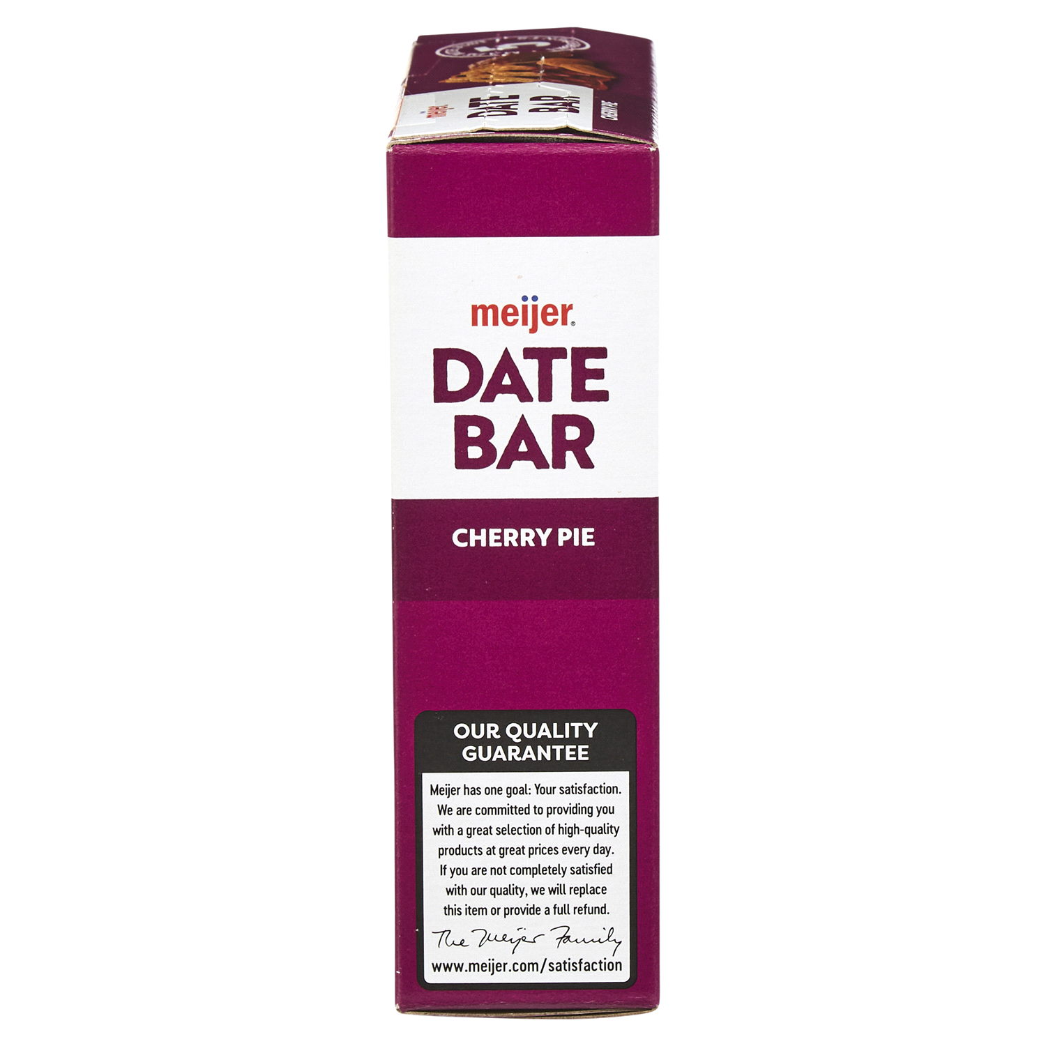slide 2 of 5, Meijer Chewy Date Bar, Cherry Pie, 6 ct