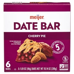Meijer Chewy Date Bar, Cherry Pie