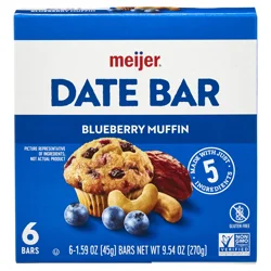 Meijer Date Bar Blueberry Muffin /