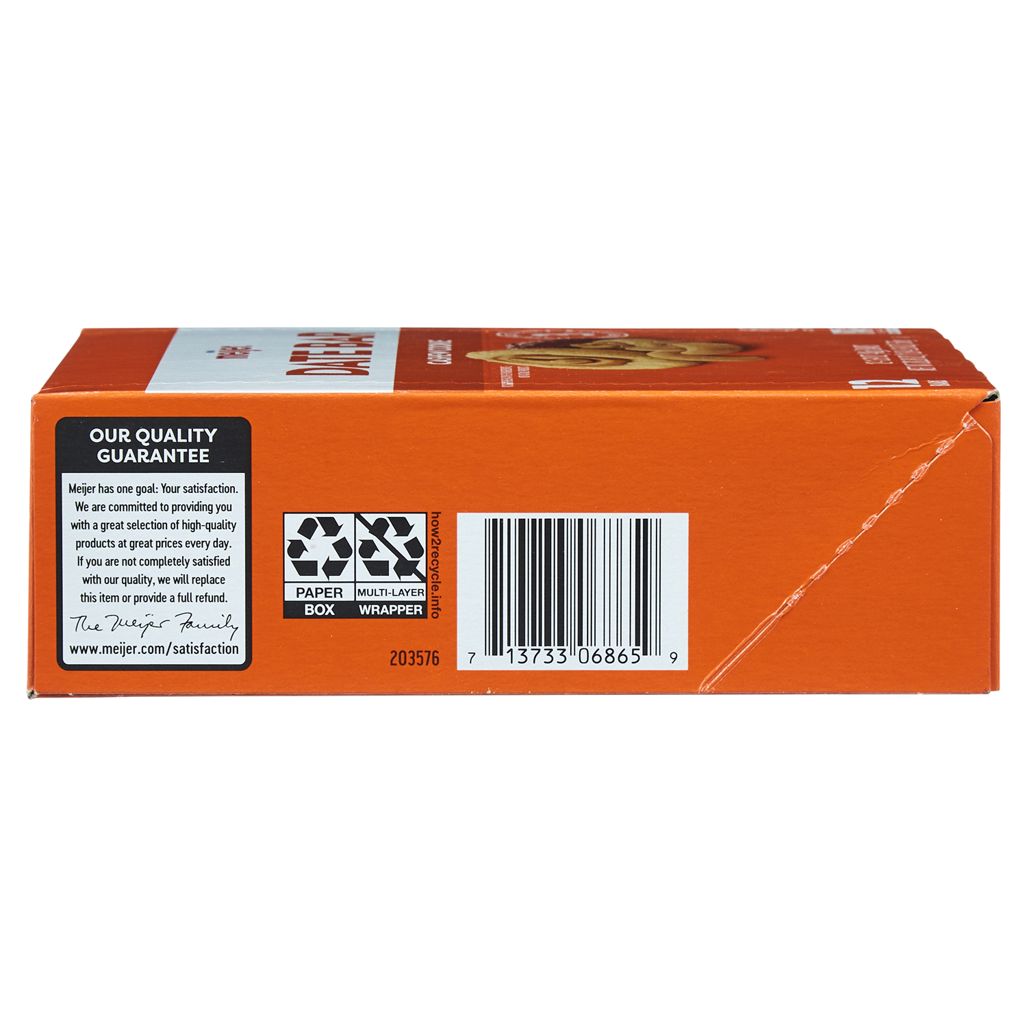 slide 2 of 5, Meijer Chewy Date Bar, Cashew Cookie, 12 ct