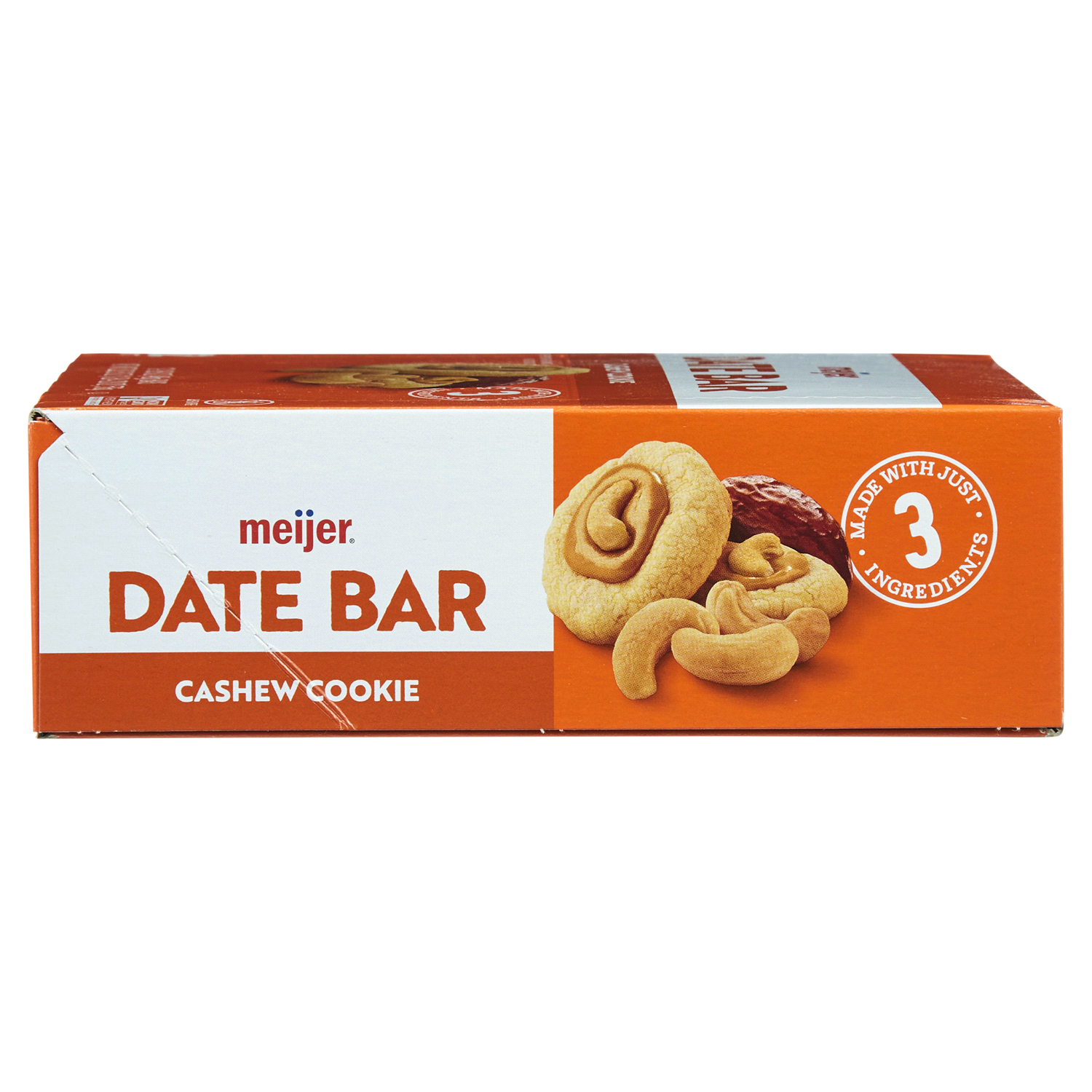 slide 3 of 5, Meijer Chewy Date Bar, Cashew Cookie, 12 ct