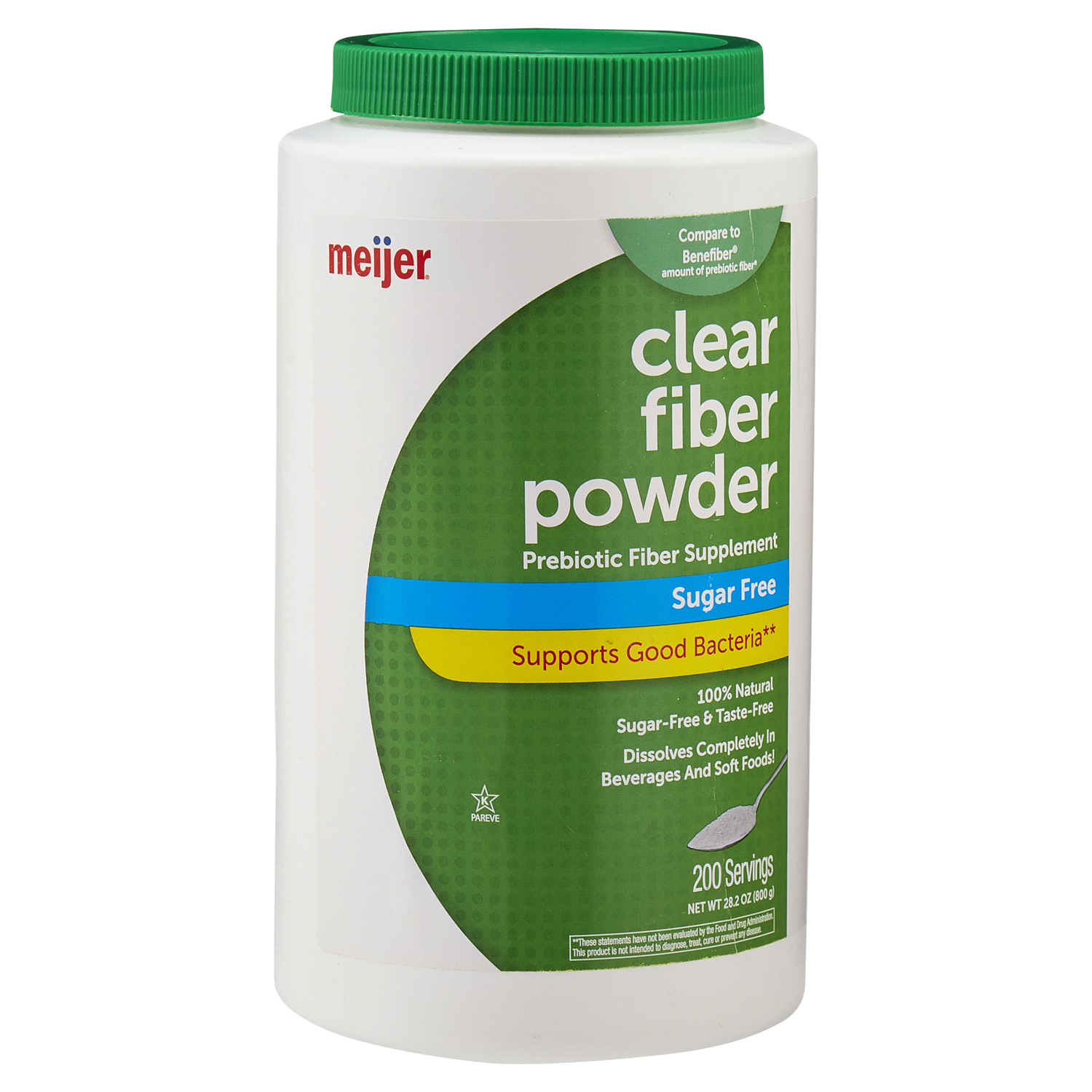 slide 1 of 5, Meijer Clear Soluble Fiber Powder, 26.9 oz