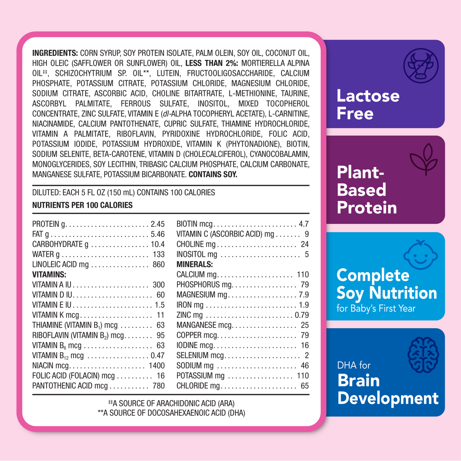 slide 5 of 8, Meijer Soy Baby Formula Powder with Iron, Lactose-Free for Fussiness and Gas, 36 oz