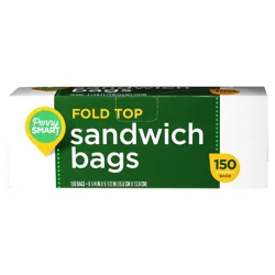Penny Smart Fold Top Sandwich Bags