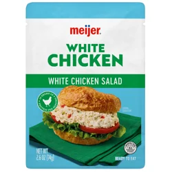 MEIJER PREMIUM WHITE CHICKEN SALAD POUCH 2.6 OZ