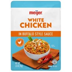 MEIJER BUFFALO STYLE CHICKEN POUCH 2.6 OZ