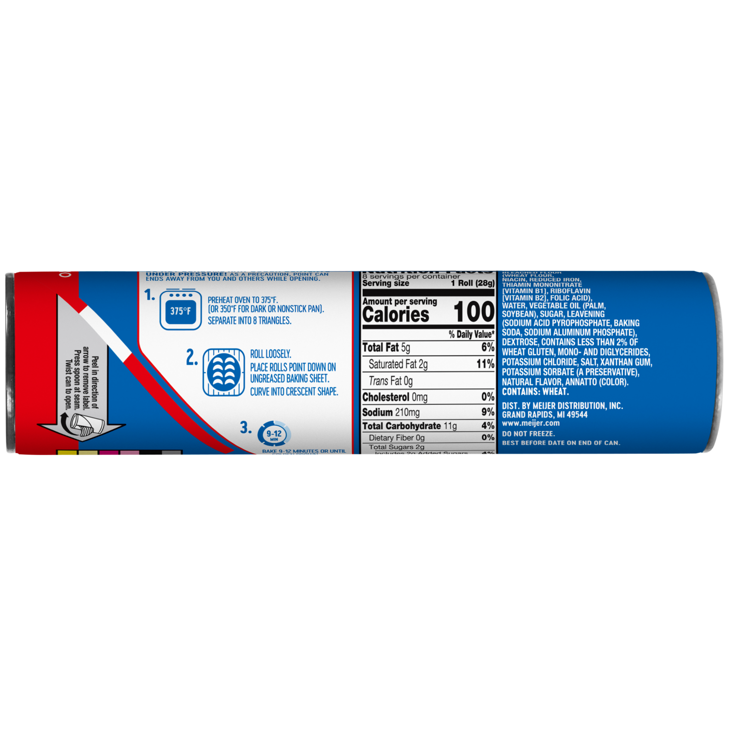 slide 2 of 5, Meijer Original Crescent Rolls, 8 oz