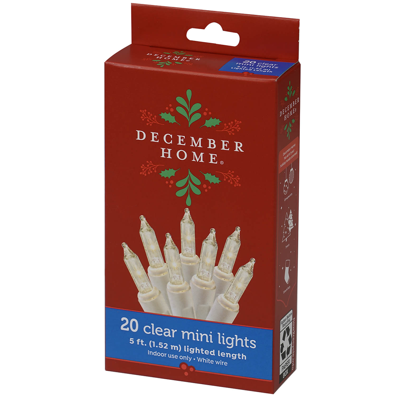 slide 3 of 5, December Home Mini Light Set, 20 ct