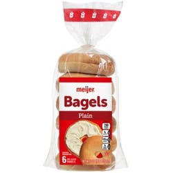 Plain Bagels, 20 Oz, 6 Ct