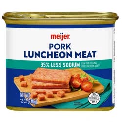 Meijer Luncheon Meat Low Sodium 12 Oz