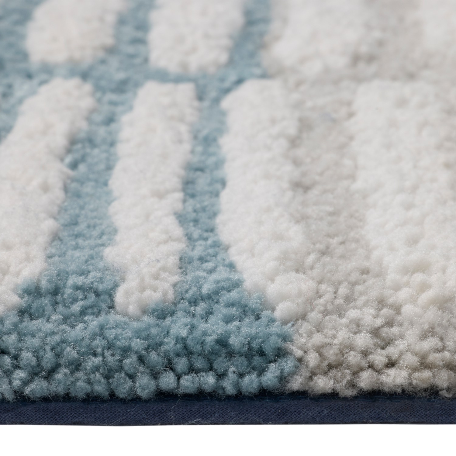 slide 5 of 5, Room & Retreat Andson Bathmat, 20 in x 32 in, Blue, 20 x 32 