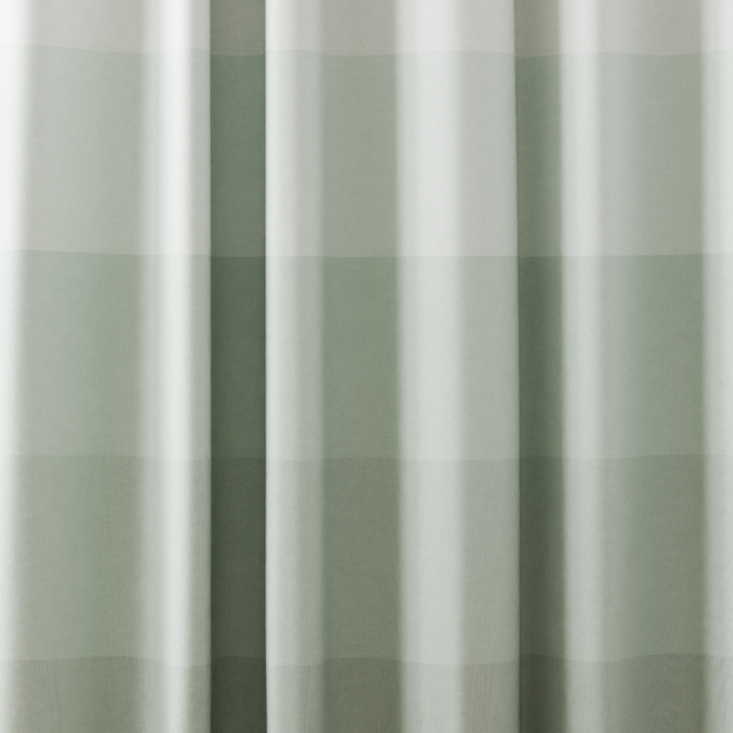 slide 2 of 5, Room & Retreat Kristi Stripe Fabric Shower Curtain with Recycled Cotton, Green, 1 ct
