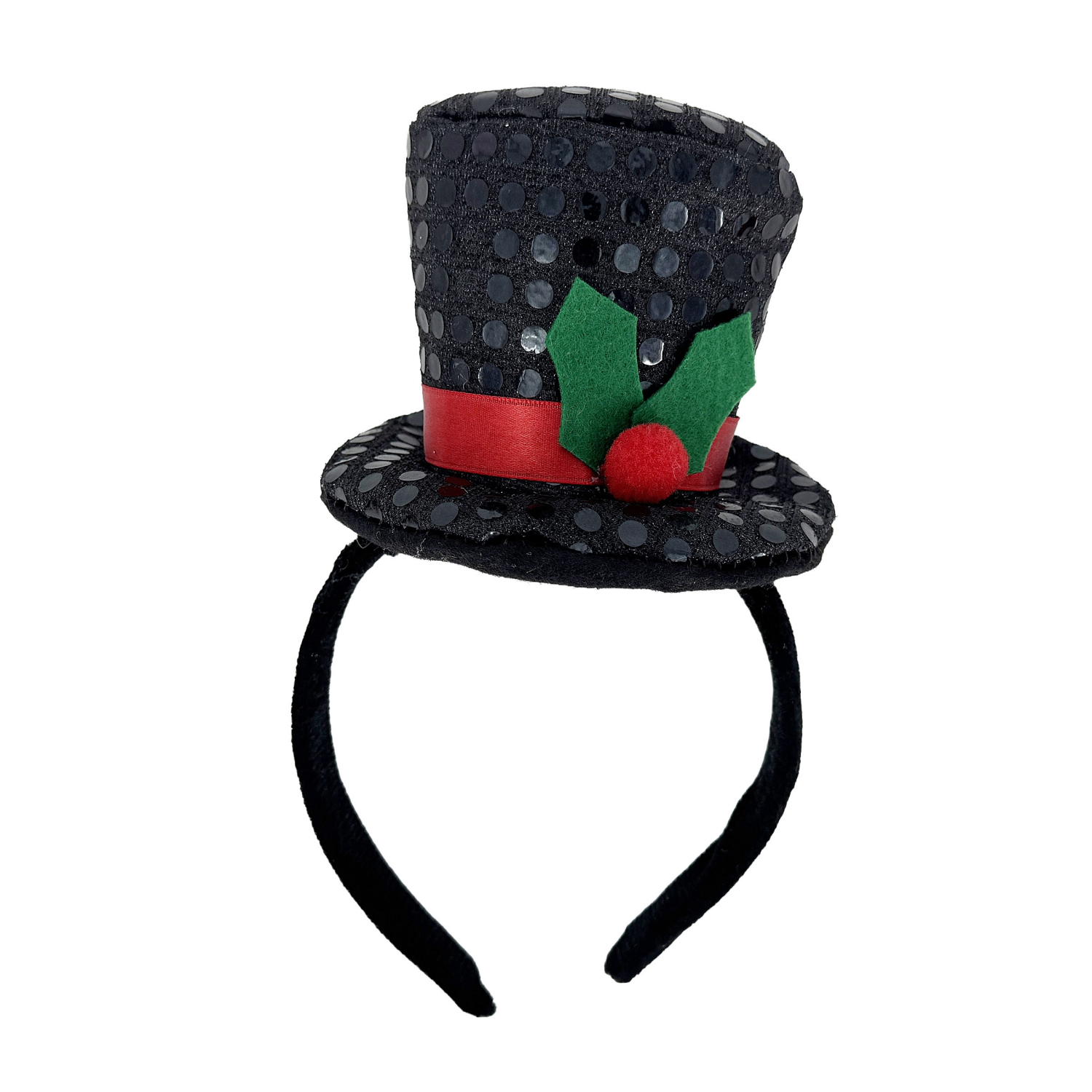 slide 3 of 7, December Home Christmas Headband 6 Assorted, 10 in