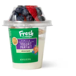 Fresh from Meijer Vanilla Yogurt Parfait with Granola, 8.5 oz, large