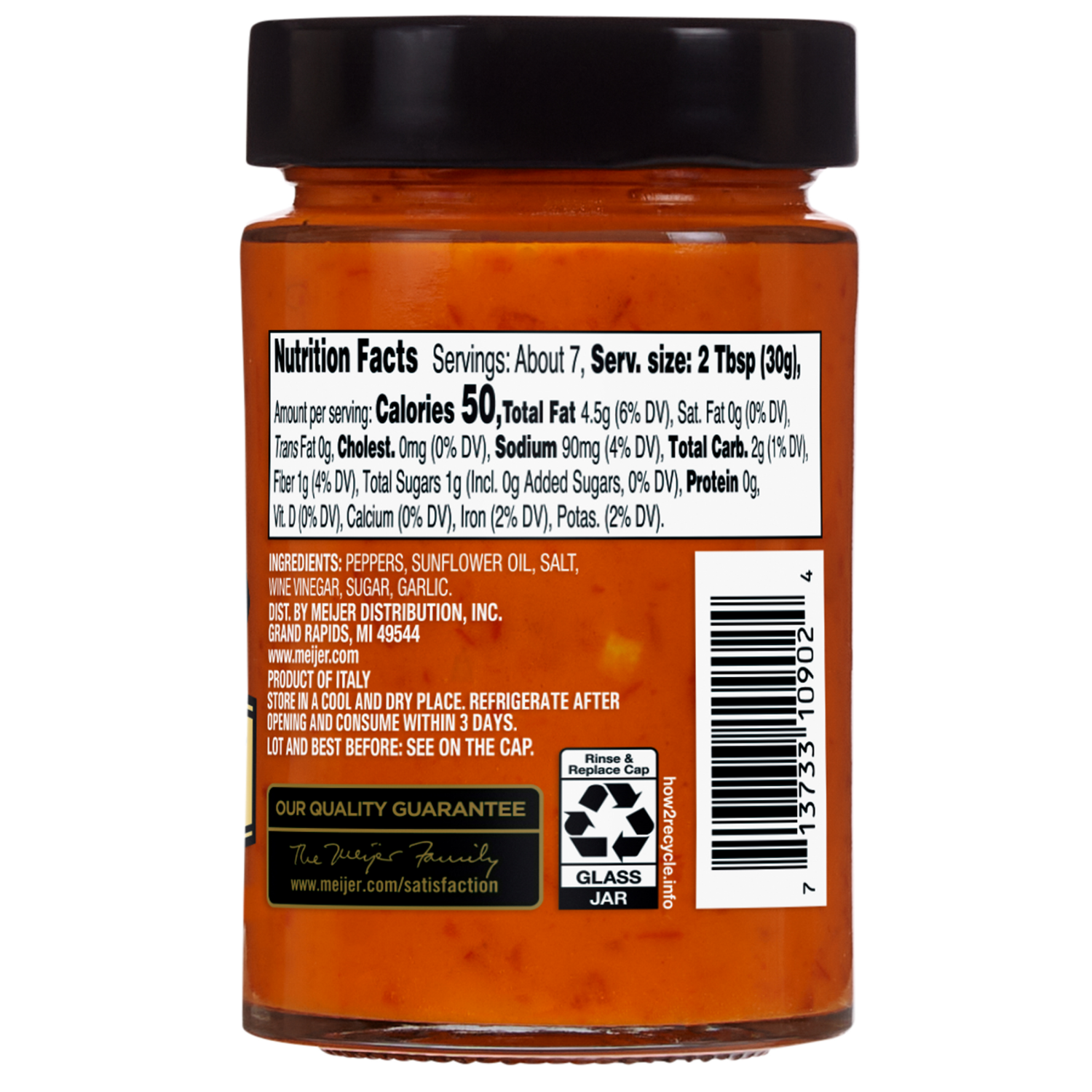 slide 3 of 3, FREDERIKS BY MEIJER Elevated PremiumRoasted Peppers Bruschetta 7.05 oz, 7.05 oz