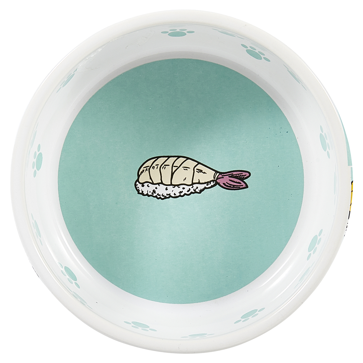 slide 5 of 5, Meijer Cat Stoneware Bowl, Sushi Design, 5 In, 1 ct