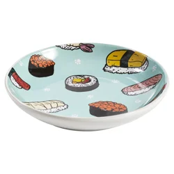 Meijer Cat Stoneware Saucer Sushi Print, 5 In