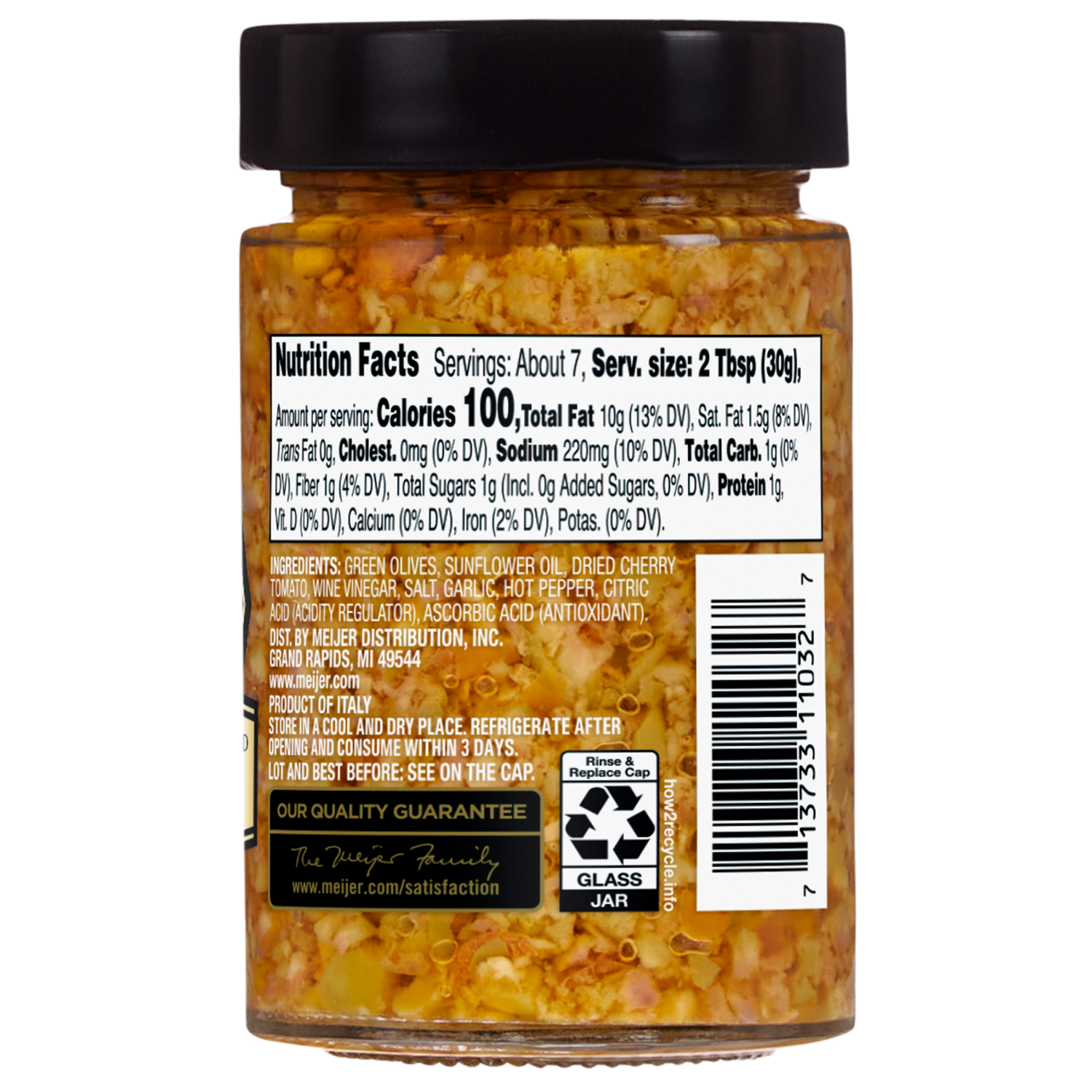 slide 3 of 3, FREDERIKS BY MEIJER Elevated PremiumOlives & Cherry Tomato Bruschetta 7.05 oz, 7.05 oz