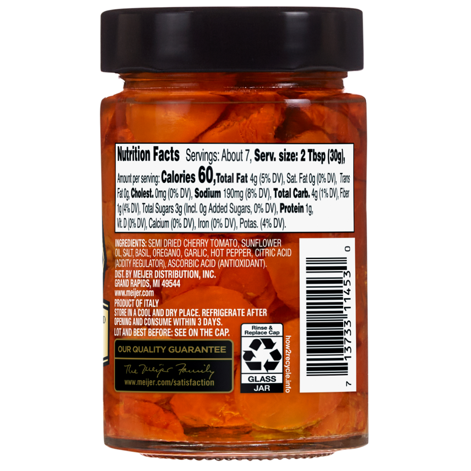 slide 3 of 3, Frederik's By Meijer Elevated Premium Semi-Dried Cherry Tomatoes, 7.05 oz, 7.05 oz