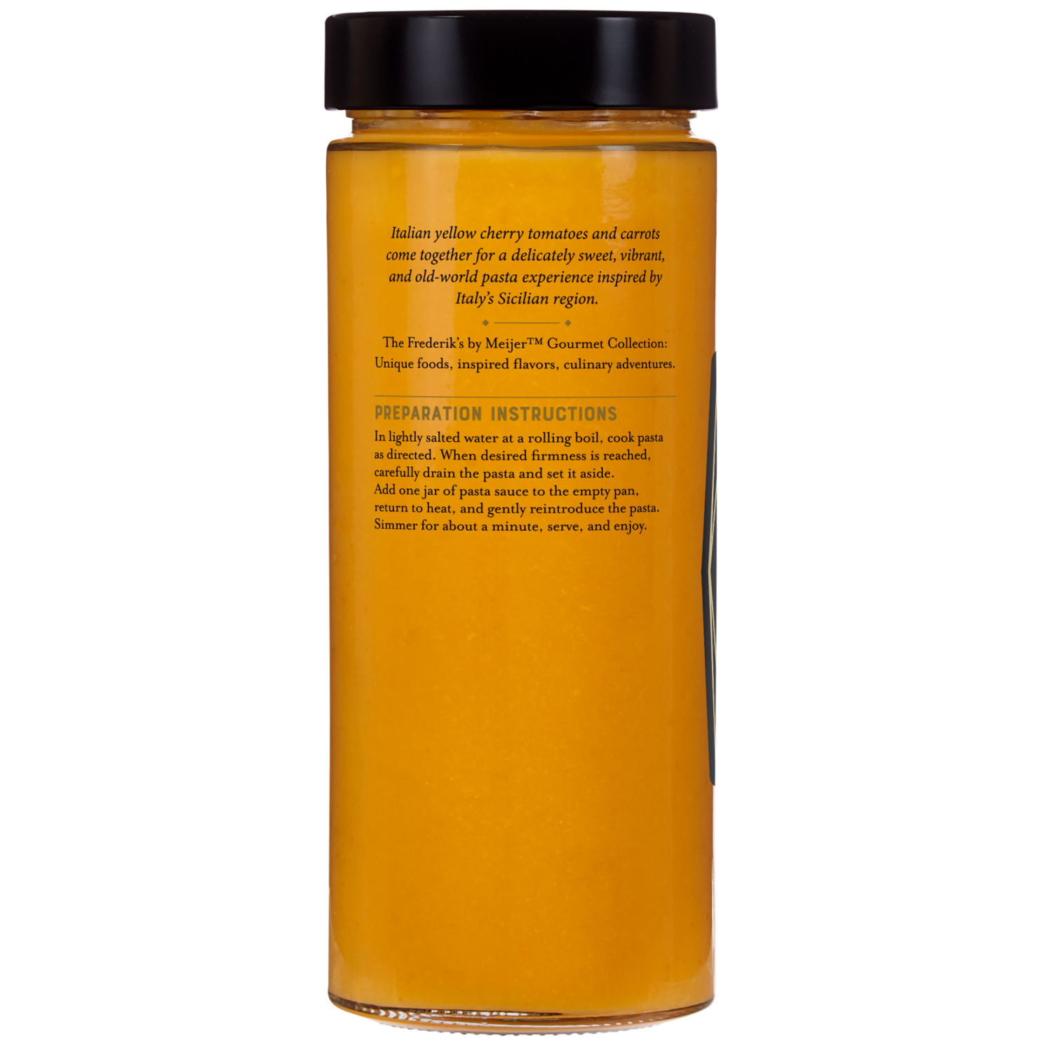 slide 2 of 3, FREDERIKS BY MEIJER Frederik'sYellow Cherry Tomato Pasta Sauce 20.46 oz, 20.46 oz