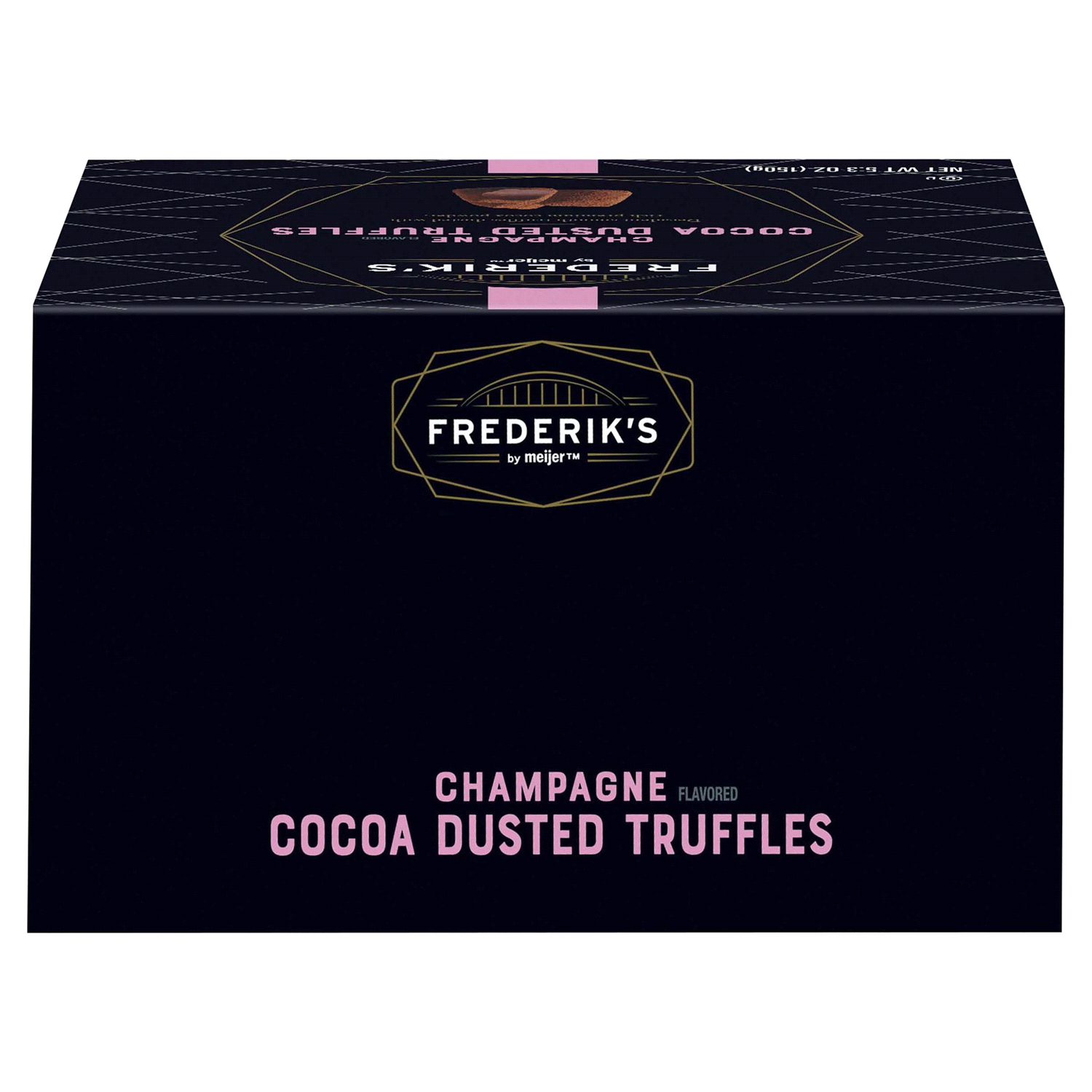 slide 5 of 5, FREDERIKS BY MEIJER Frederik's by Meijer Champagne Flavored Cocoa Dusted Truffles, 5.3 oz