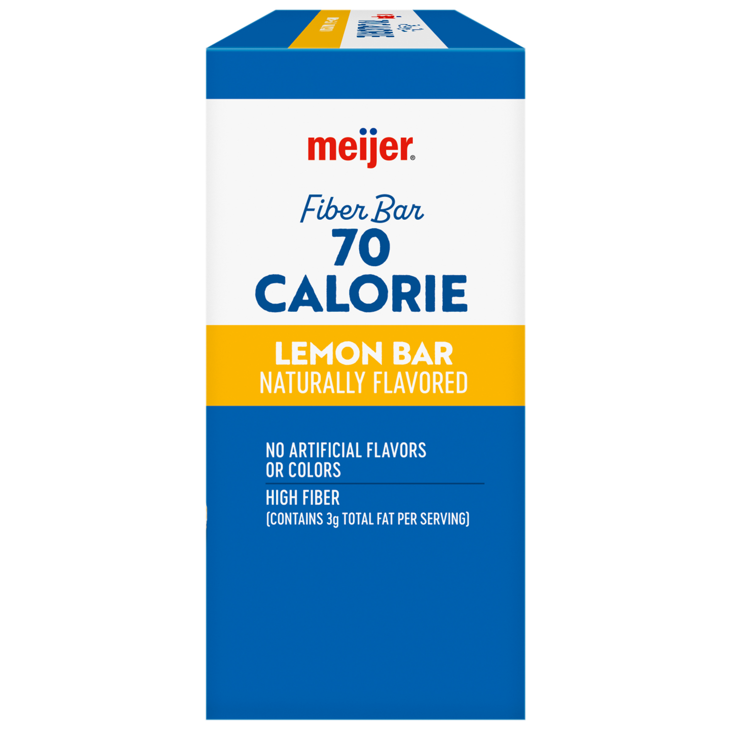slide 5 of 8, Meijer 90 Calorie Fiber Lemon Bar, 6 ct; 0.88 oz