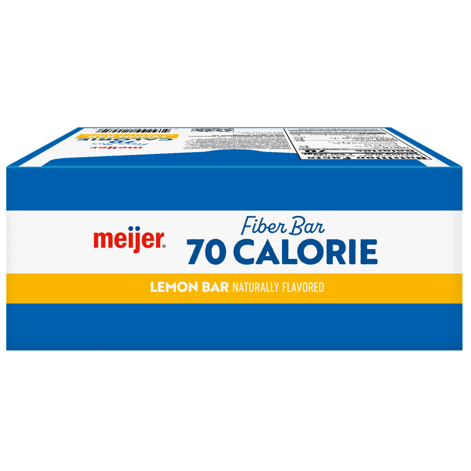 slide 8 of 8, Meijer 90 Calorie Fiber Lemon Bar, 6 ct; 0.88 oz
