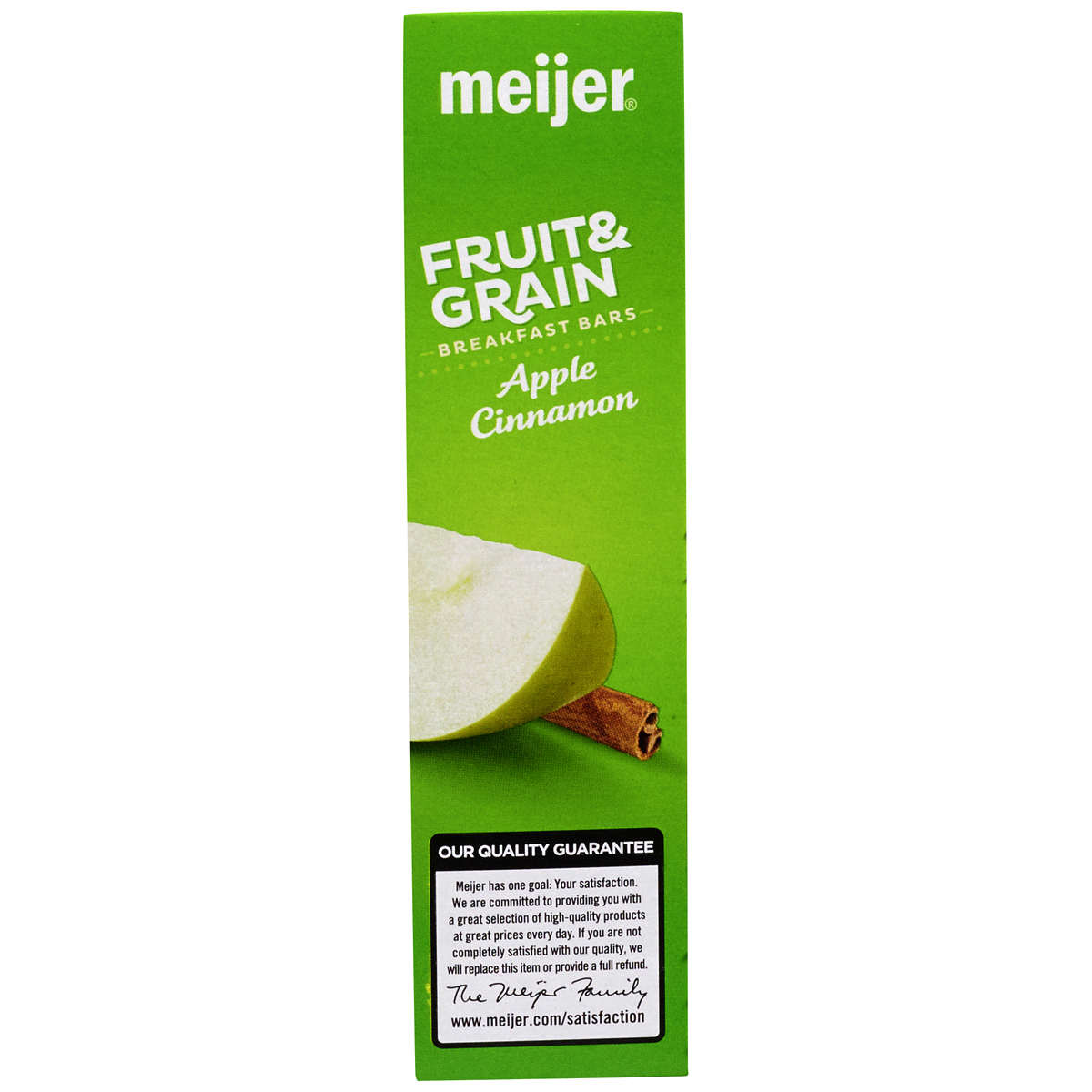 slide 2 of 4, Meijer Fruit & Grain Apple Cinnamon Breakfast Bar, 8 ct, 1.3 oz