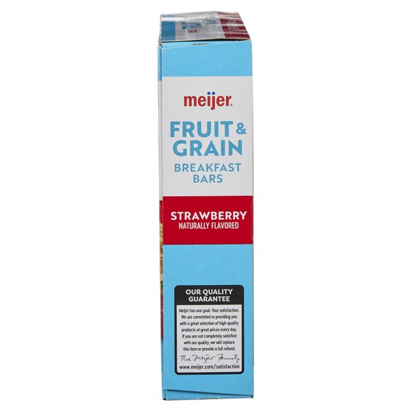 slide 12 of 29, Meijer Fruit & Grain Strawberry Breakfast Bar, 8 ct; 1.3 oz